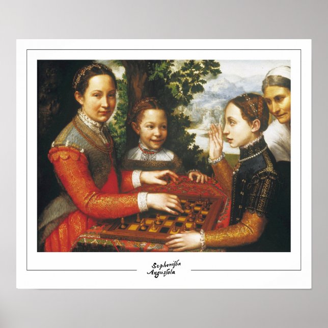 Sofonisba Anguissola Zedign konstaffisch #8 Poster (Framsidan)
