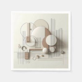 Soft 3D Linework  Pappersservett