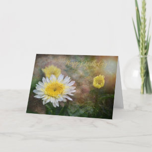 Soft and Dreamy Daisy Birthday Kort