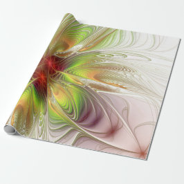Soft and tenderness fractal fantasy flower presentpapper