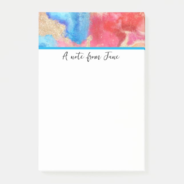 SOFT AS STONE Art Post-it Block (Framsida)