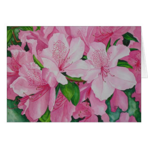 Soft Azaleas Hälsningskort