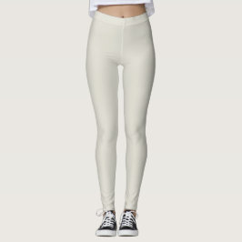 Soft Beige Boho Leggings