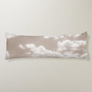 Soft Beige Clouds 5 #clouds #art Kroppskudde