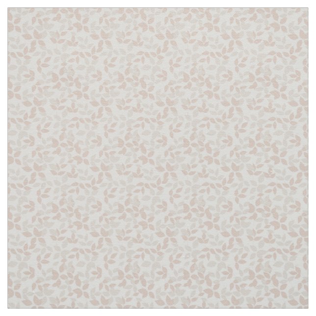 Soft Beige Falling Löv med minimal Stil Tyg (Provkarta)