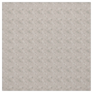 Soft Beige Ro med Grönt Löv accents Tyg