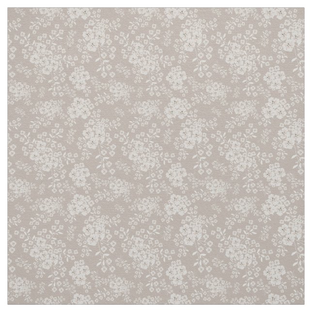 Soft Beige Wildblomblooms Tyg (Provkarta)