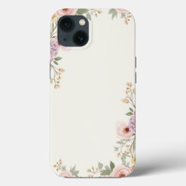 Soft Blommigt Elegance iphone case