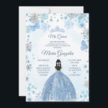 Soft Blue Butterfly & Winter Season Sweet 15:e Inv Inbjudningar<br><div class="desc">Soft Blue Butterfly & Winter Season Sweet 15:e födelsedagsinbjudan</div>