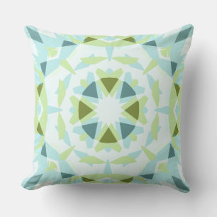 Soft Blue Grönt Magic Star Summer Baby Nursery Kudde