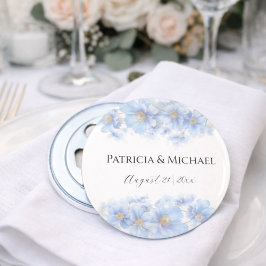 Soft Blue Himalayan Poppy Flower Garden Wedding Flasköppnare