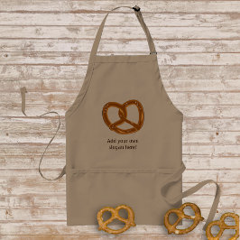 Soft Bread Pretzel Twist German Stil - Add Slogan Förkläde