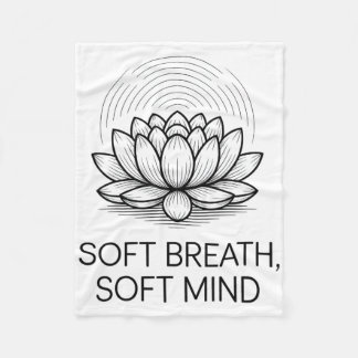Soft Breath Soft Mind Dandelion Yoga Inspiration A Fleecefilt