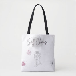 Soft Chaos Tote Bag  Tygkasse