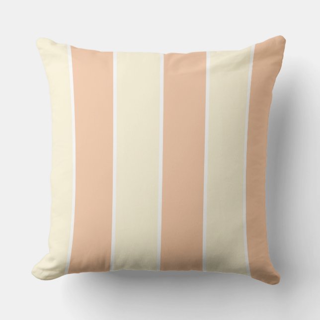 Soft Color Vertical Stripe Pattern Design Kudde (Framsida)
