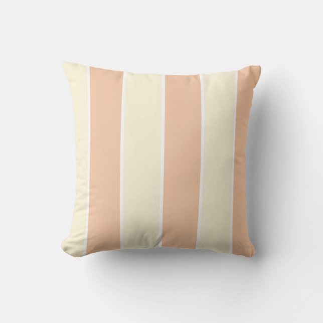 Soft Color Vertical Stripe Pattern Design Kudde (Framsida)