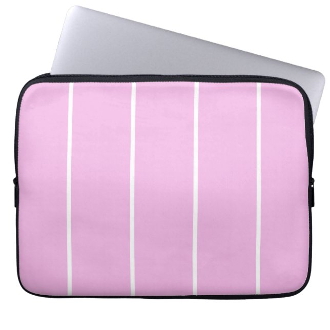 Soft Color Vertical Stripe Pattern Design Laptop Fodral (Framsidan)