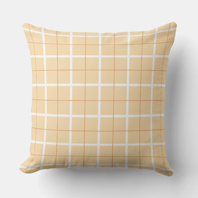 Soft Color Vertical Stripe Pattern Point Design Kudde (Framsida)