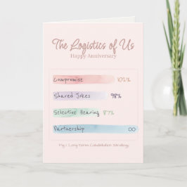 Soft Data | By the Numbers | Blush Anniversary Kort