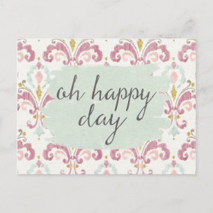 Soft Deco VI Oh Lycklig Day Vykort