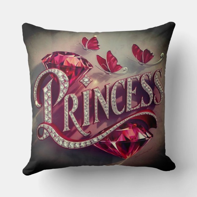 Soft Decorative Cushion för barn'Rooms Princess Kudde (Baksida)