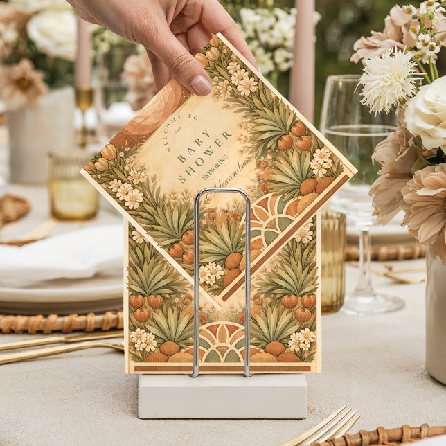 Soft Desert Wildflowers Baby Shower Pappersservett (Skapare uppladdad)