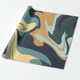 Soft Earthy Swirls in Calm Tones Presentpapper