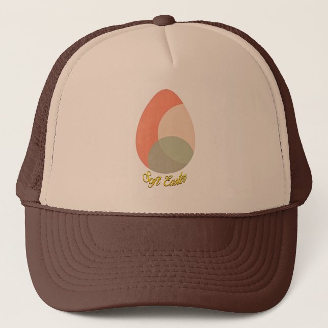 Soft Easter – Pastel Egg Illustration - boné Keps (Framsida)