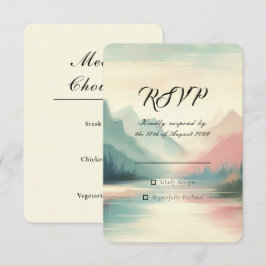 Soft Echoes of the Mountains Wedding OSA Kort