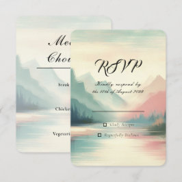 Soft Echoes of the Mountains Wedding OSA Kort