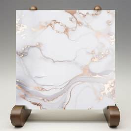 Soft Elegance Ro Guld Marble Vein Struktur Kakelplatta