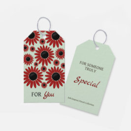 Soft Empress Florals Velvet Presentetikett