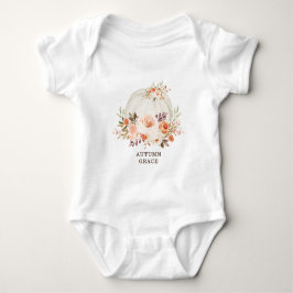 Soft Fall Autumn Pumpkin Blommigt Girl T Shirt