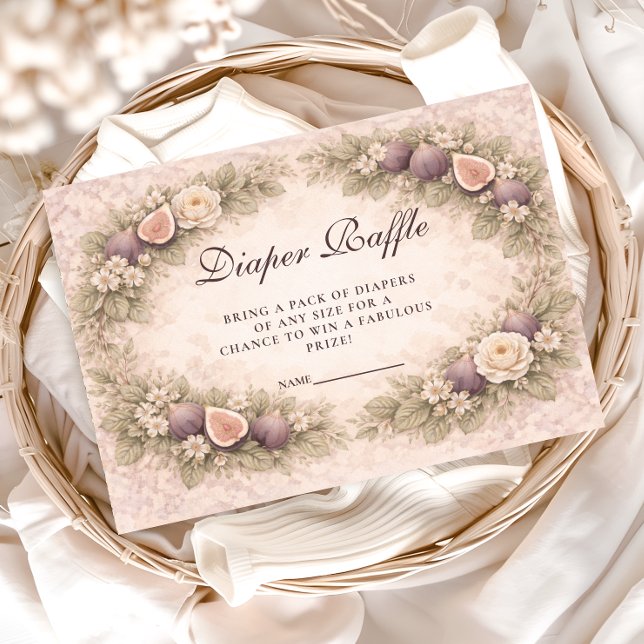 Soft Fig Garden Storybook Diapper Raffle Tilläggskort (Skapare uppladdad)
