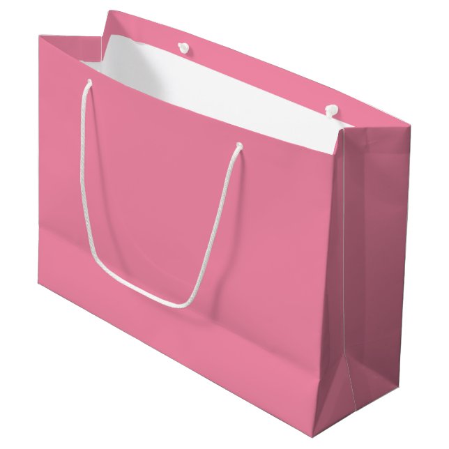 Soft Flamingo Rosa Large Gift Bag (Framsidan Vinklad)