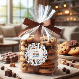 Soft Floral Lash Artist Beauty Studio Runt Klistermärke