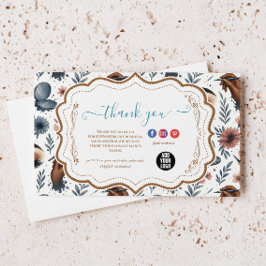 Soft Floral Lash Artist Beauty Studio Tack Kort