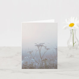 Soft Frosty Morning Nature Sympathy Kort