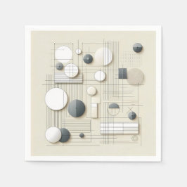 Soft Geometric Linework Pappersservett