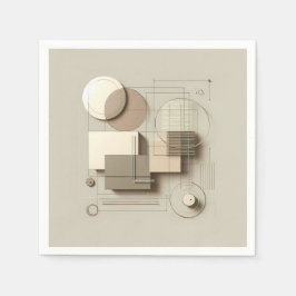 Soft Geometric Linework  Pappersservett