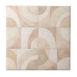 Soft Geometric Seamless Ceramic Tile Kakelplatta