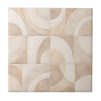 Soft Geometric Seamless Ceramic Tile Kakelplatta