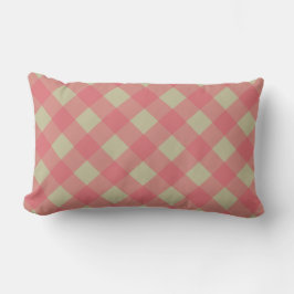 Soft Gingham Throw Pillow – Cozy Check  Lumbarkudde