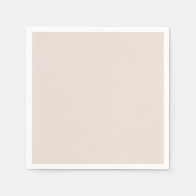 Soft Glamor - Ivory Elegance Eggshell Solid Pappersservett (Framsidan)