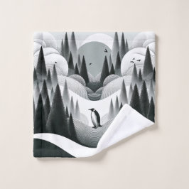 Soft Grått White Smoke Forest Backe Träd Vågar