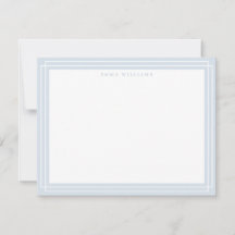 Soft Gray Frame Note Card