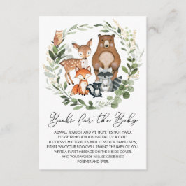 Soft Greenery Woodland Animals Bokar för Baby Tilläggskort