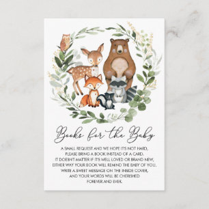 Soft Greenery Woodland Animals Bokar för Baby Tilläggskort