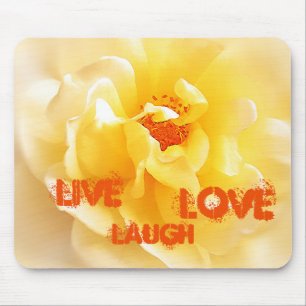 Soft Gul ros Mousepad Musmatta