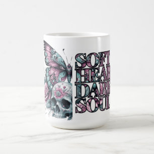 Soft Heart Mörk Soul Pastel Goth Kaffemugg